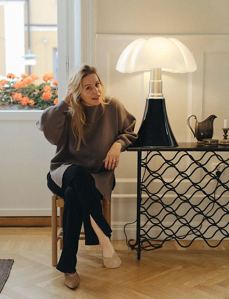 Lampe hjemme hos Sofia Wood